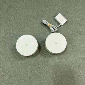 Google Wifi Mesh System‎ Router Replacement Model AC-1304 2 Pack No Cord